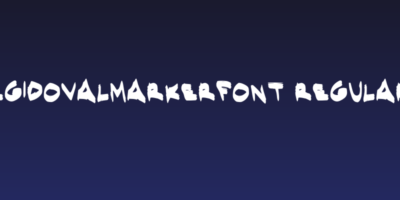 EgidoValMarkerFont Regular Social Header