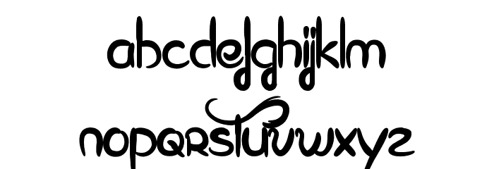 Eglantine Font LOWERCASE
