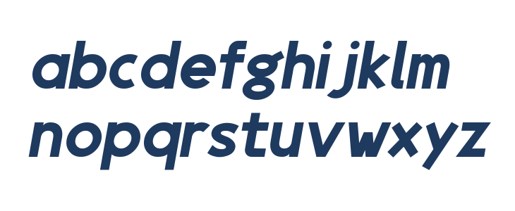 Egmont Text Bold Italic Lowercase