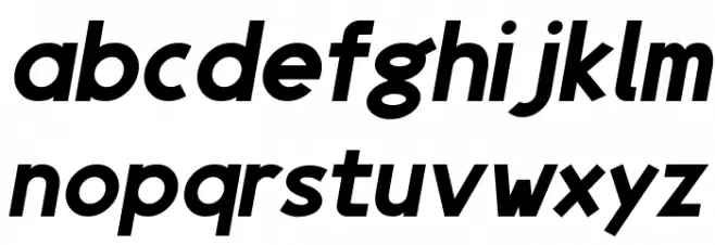 Egmont Text Bold Italic 字体 小写