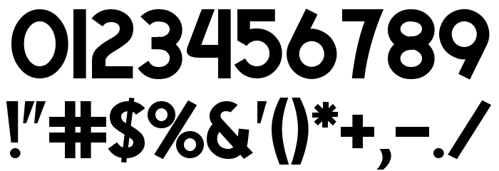 Egmont Text Bold Font OTHER CHARS