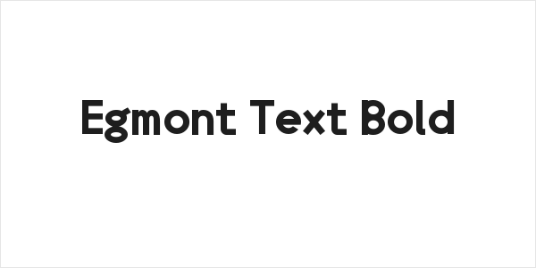 Egmont Text Bold Logo