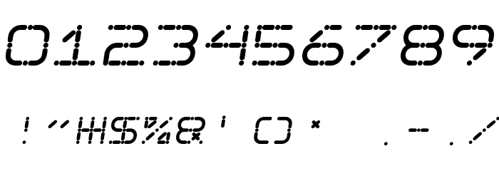 Ego trip Skew Font OTHER CHARS