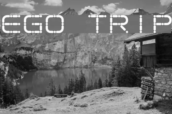Ego trip Font examples