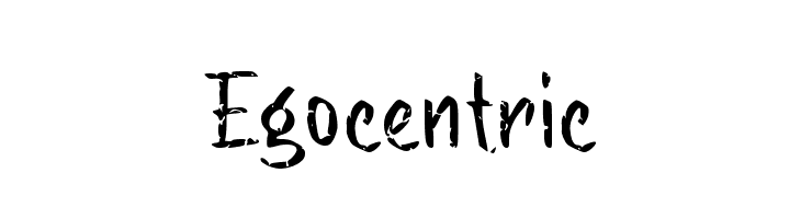 Egocentric  免费字体下载