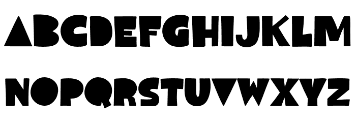 Egoless Font LOWERCASE