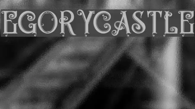Egorycastle Font examples