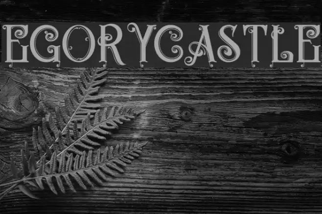 Egorycastle Font examples