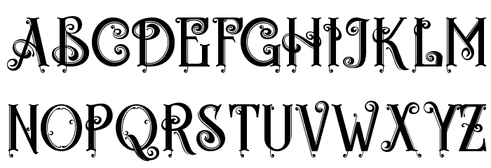 Egorycastle Font LOWERCASE