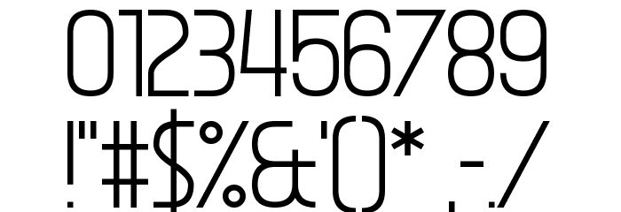 Egosurf Stiffler Font OTHER CHARS