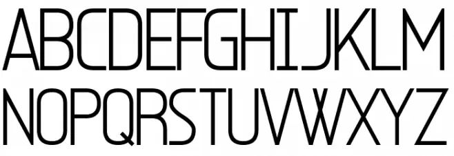 Egosurf Stiffler Font Litere mari