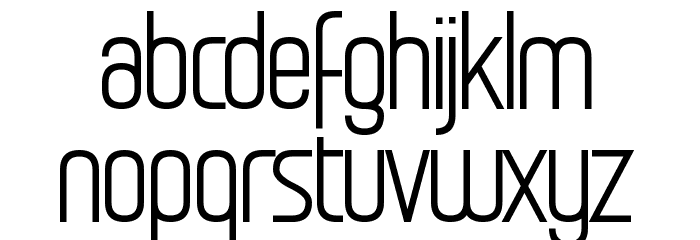 Egosurf Stiffler Font LOWERCASE