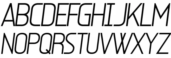 Egosurf फ़ॉन्ट अपरकेस