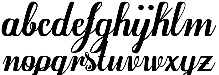 Egregio Script_demo Font LOWERCASE