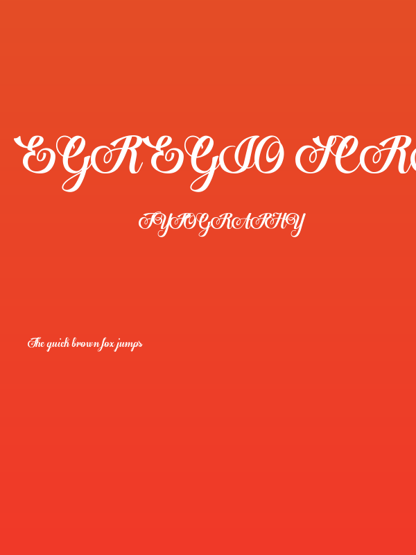 Egregio Script_demo Poster