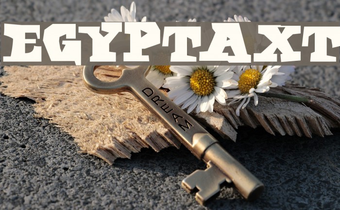 EgyptAxt Font examples