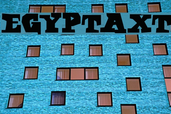 EgyptAxt Font examples
