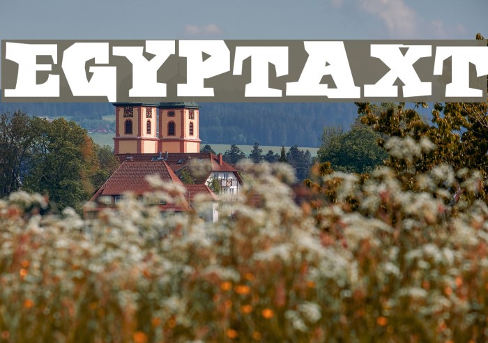 EgyptAxt Font examples