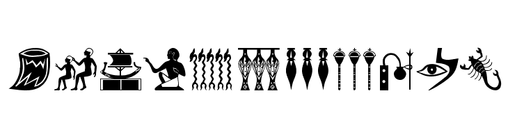EgyptHieros Font