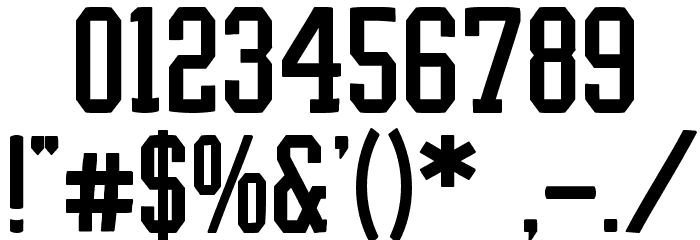 EgyptRund Font OTHER CHARS
