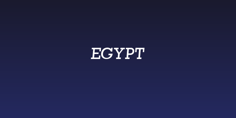 Egypt Social Header
