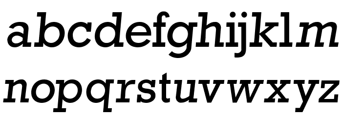 Egypt Font LOWERCASE