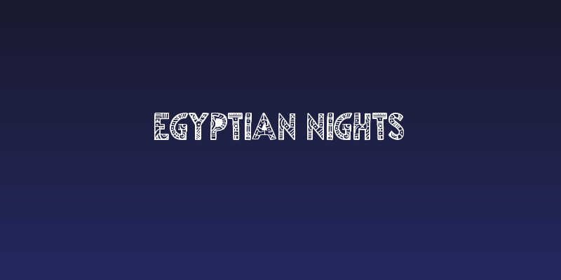 Egyptian Nights Social Header