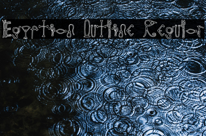 Egyptian Outline Regular Example 3