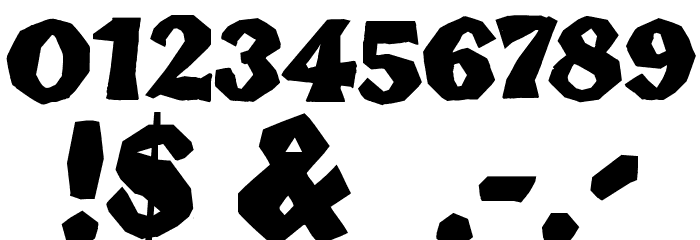 EgyptianFreehand Font OTHER CHARS