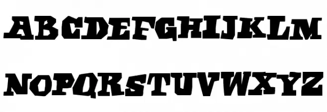 EgyptianFreehand Fonte MAIÚSCULAS