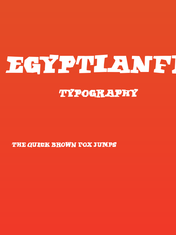 EgyptianFreehand Poster