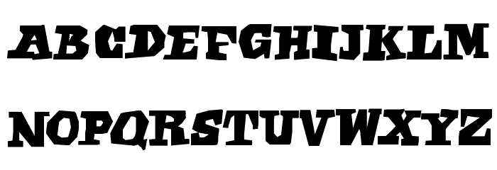 EgyptianFreehand Font LOWERCASE