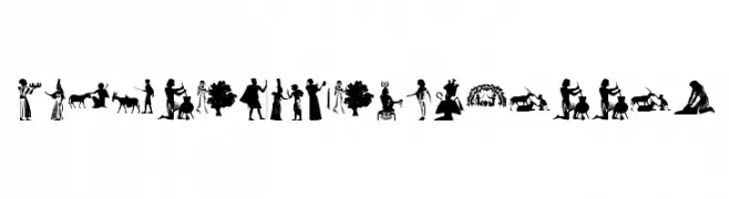 EgyptianSilhouettes  لخطوط تنزيل