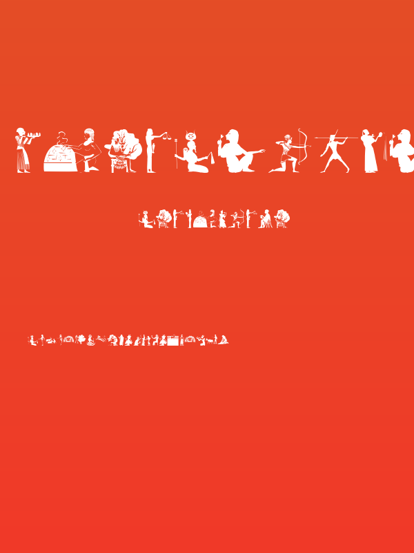 EgyptianSilhouettes Poster