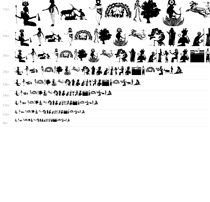 EgyptianSilhouettes Waterfall