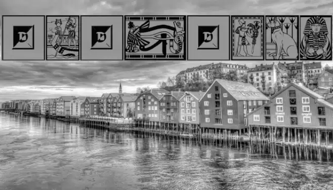 Egyptian Font examples