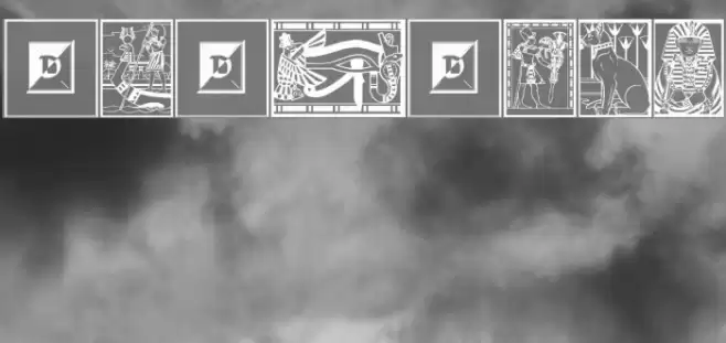 Egyptian Font examples