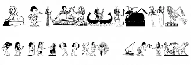 Egypticons Font OTHER CHARS