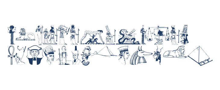 Egypticons Lowercase