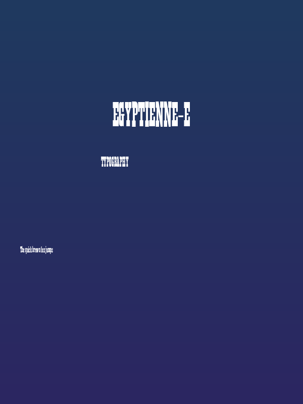 Egyptienne-E Poster