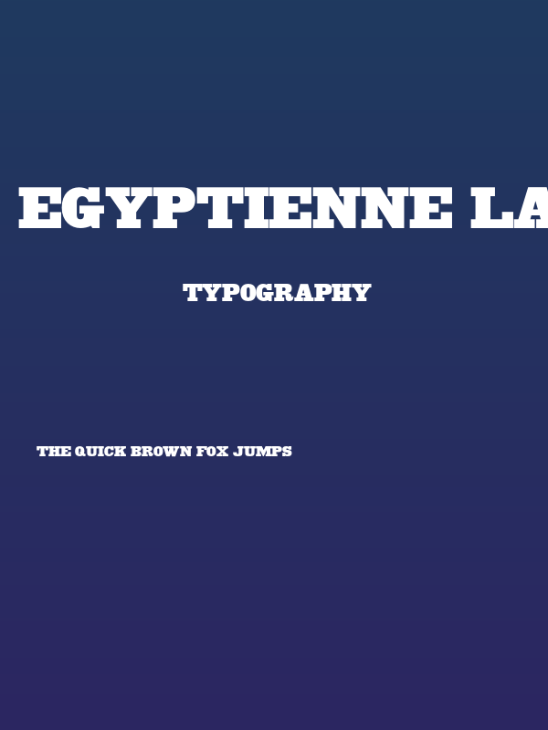 Egyptienne Large Regular Poster
