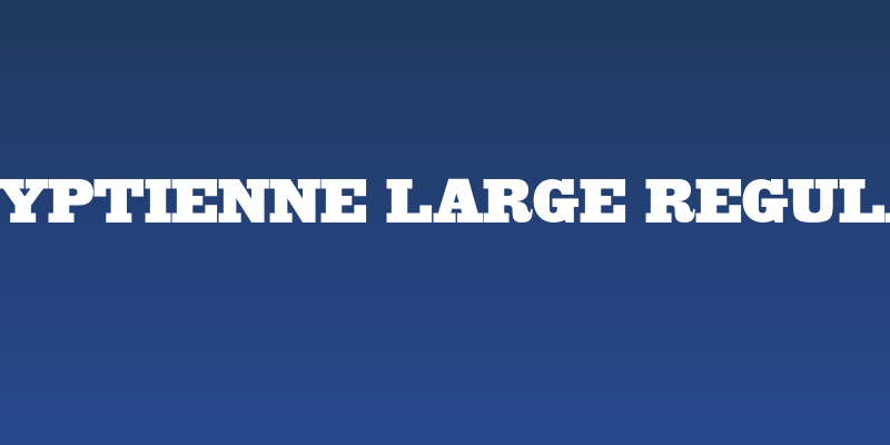 Egyptienne Large Regular Social Header