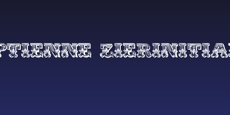 Egyptienne Zierinitialien Social Header