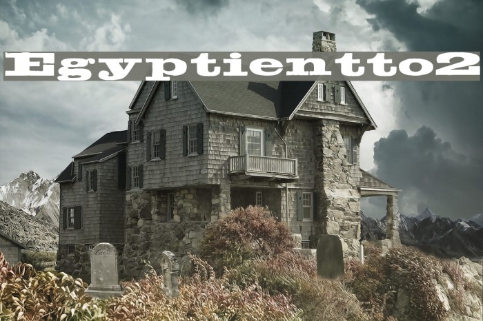 Egyptientto2 Font examples