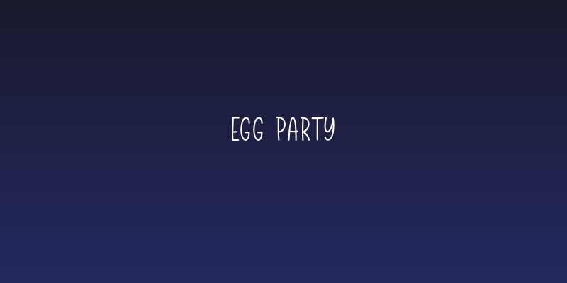 egg party Social Header