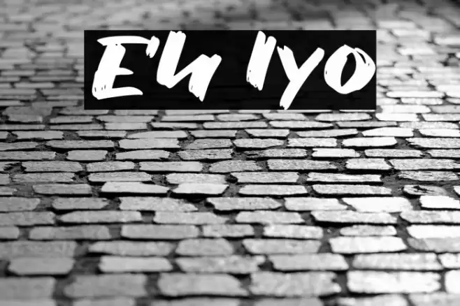 Eh Iyo Font examples