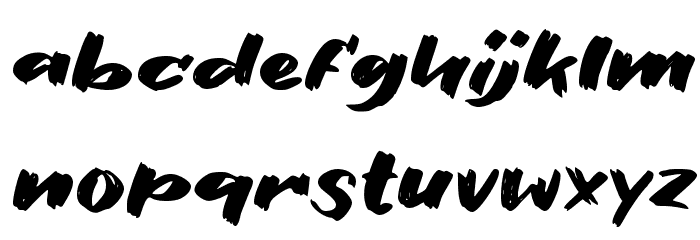 Eh Iyo Font LOWERCASE