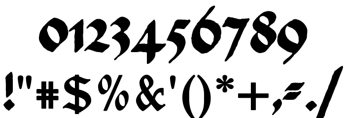 EhmckeSchwabacher Font OTHER CHARS
