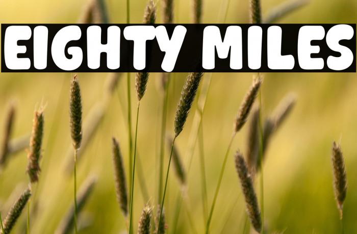 EIGHTY MILES Example 2