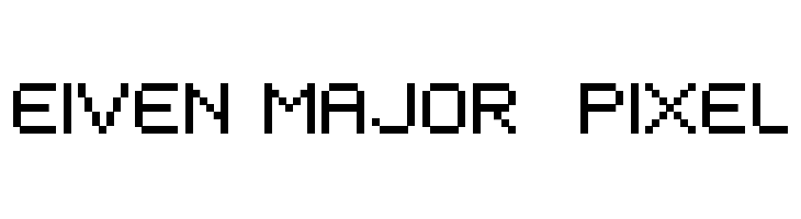 EIVEN MAJOR Pixel Font
